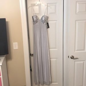 Beautiful silver La Femme dress